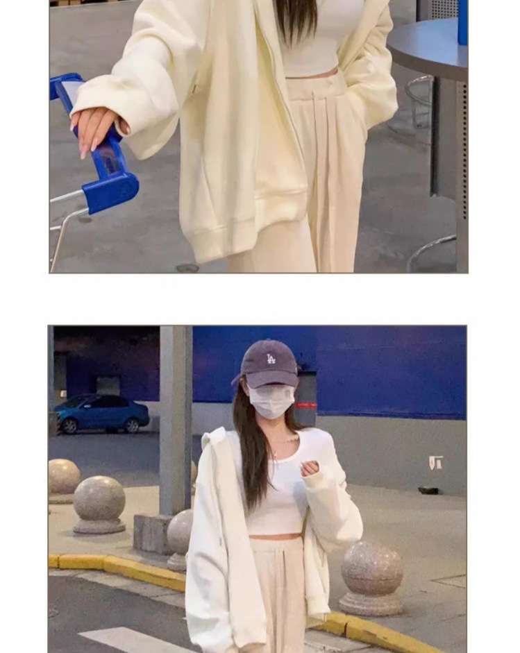 レディース スウェット ゆったりオーバーサイズパーカー