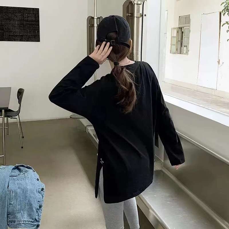 レディース スウェット オーバーサイズロングスリーブTシャツ