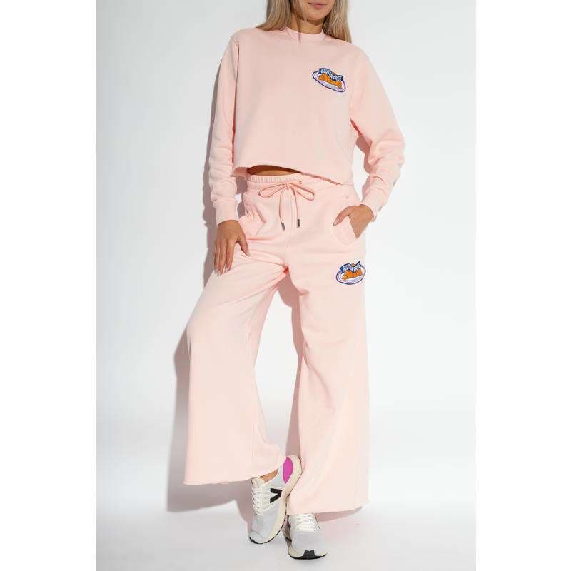 レディース グルテンフリーロゴ入りクロップドスウェット