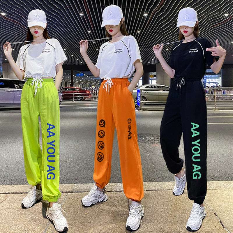 レディース ゆったりカジュアル スポーティー スウェットパンツ