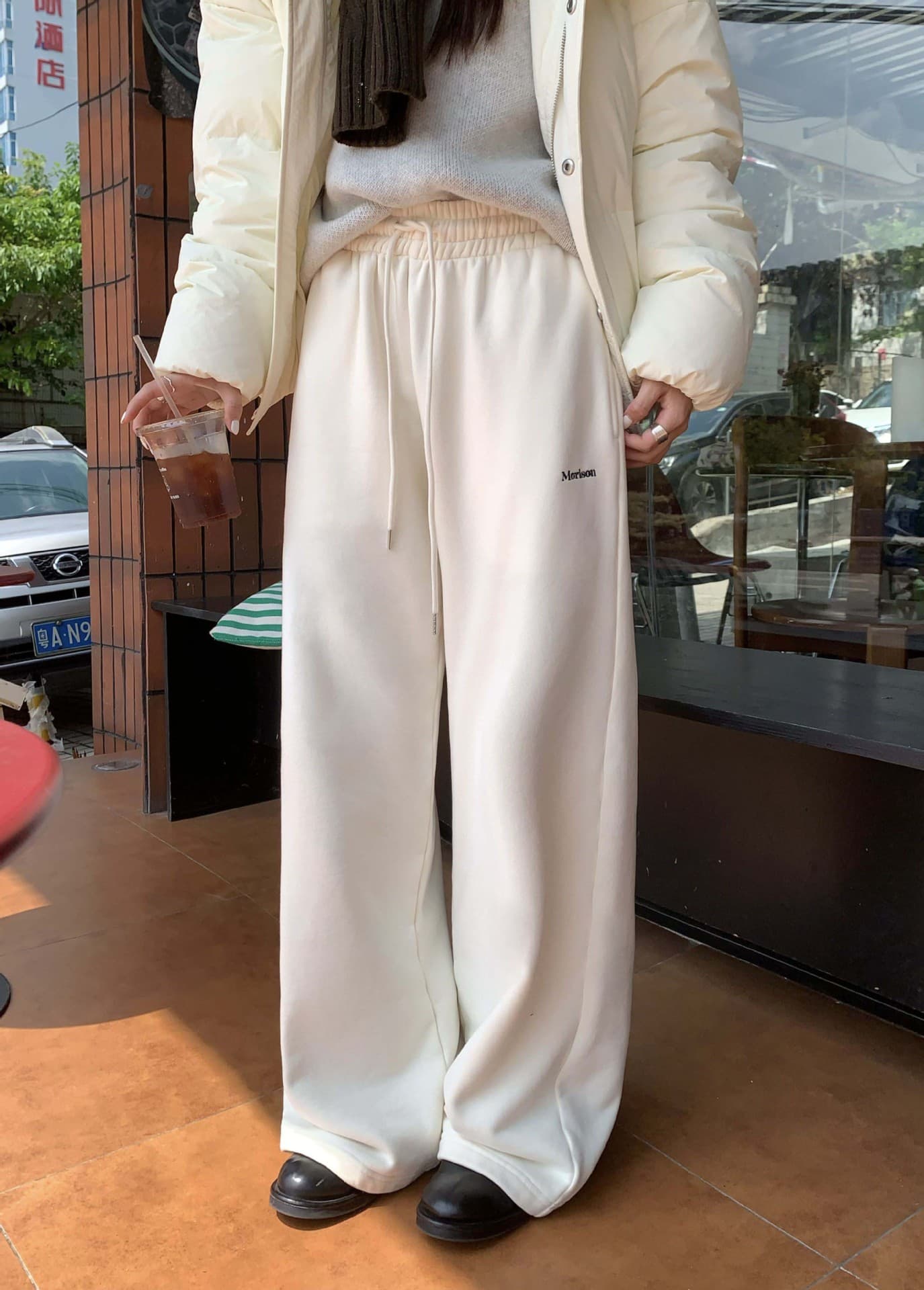 レディース ゆったりシルエット リラックス スウェットパンツ
