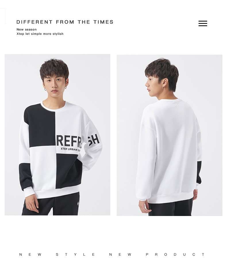 レディース リフレッシュ アーバンカラーブロック スウェット