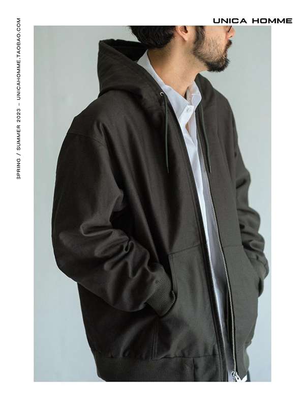 レディース スウェット オーバーサイズ フーディージャケット