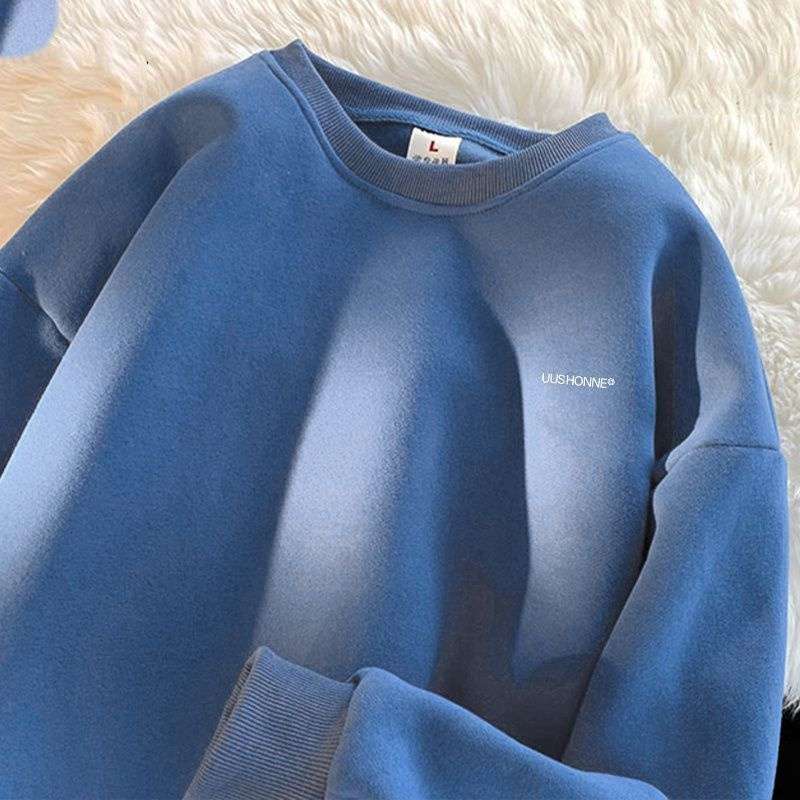 レディース シンプルロゴ入りオーバーサイズスウェット