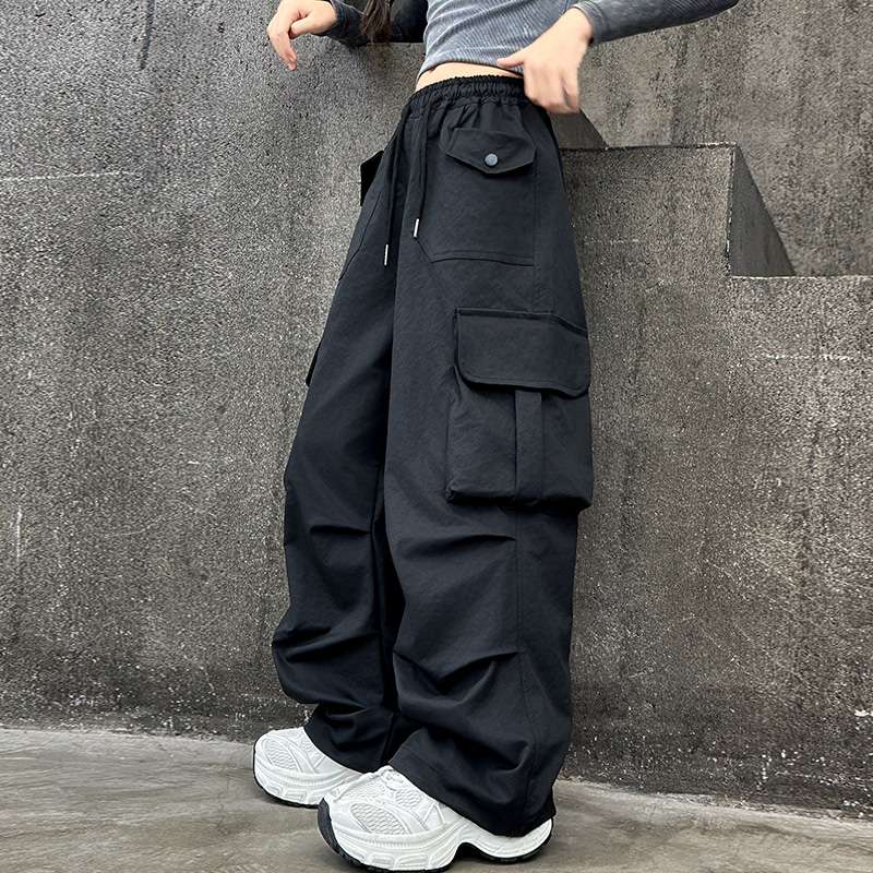 レディース オーバーサイズカーゴスウェットパンツ