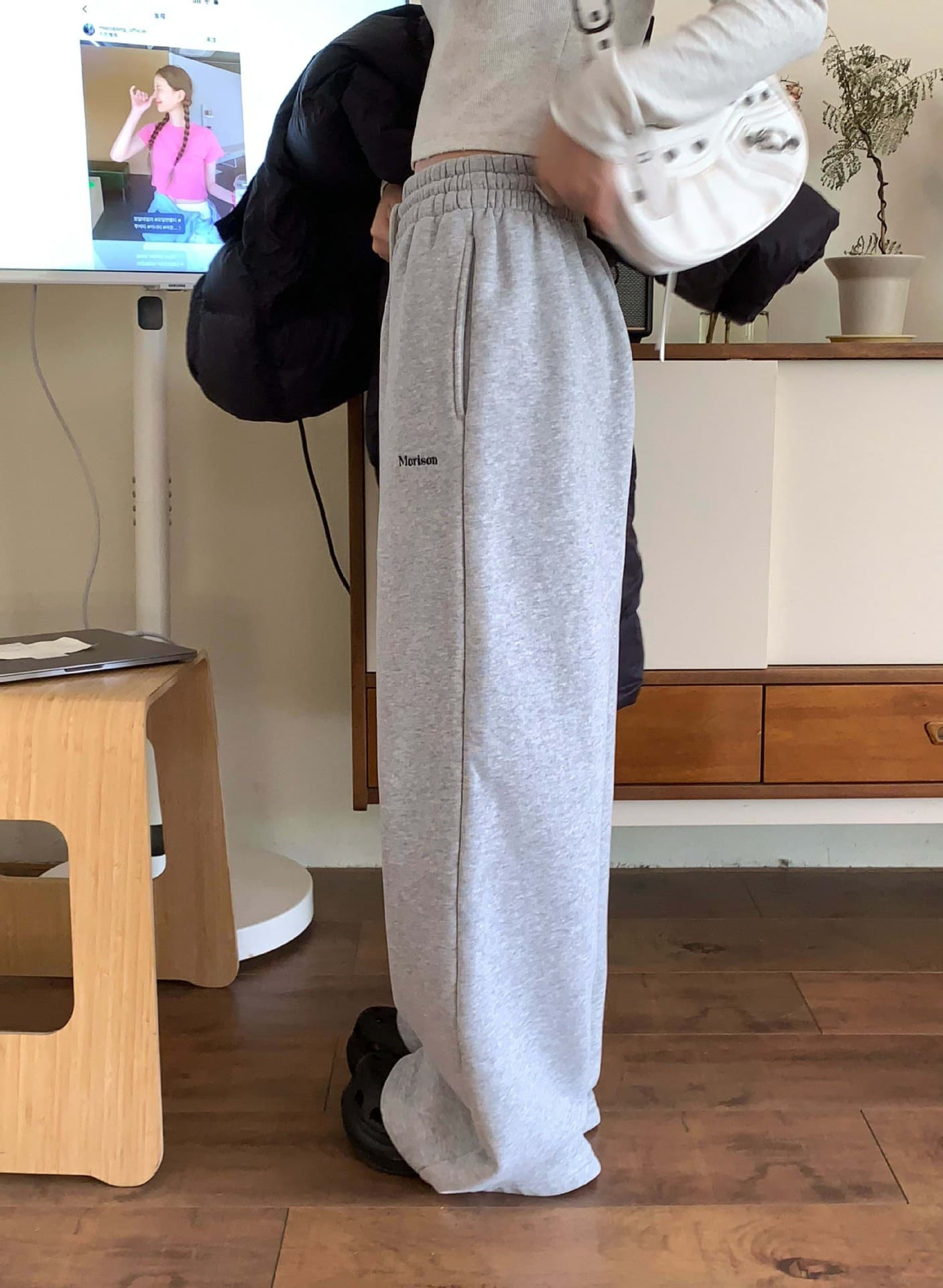 レディース ゆったりシルエット リラックス スウェットパンツ