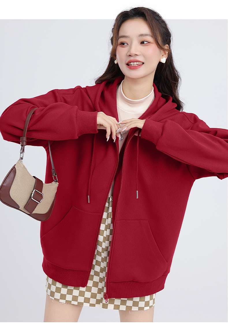 レディース スウェット 快適カジュアル フーディジャケット