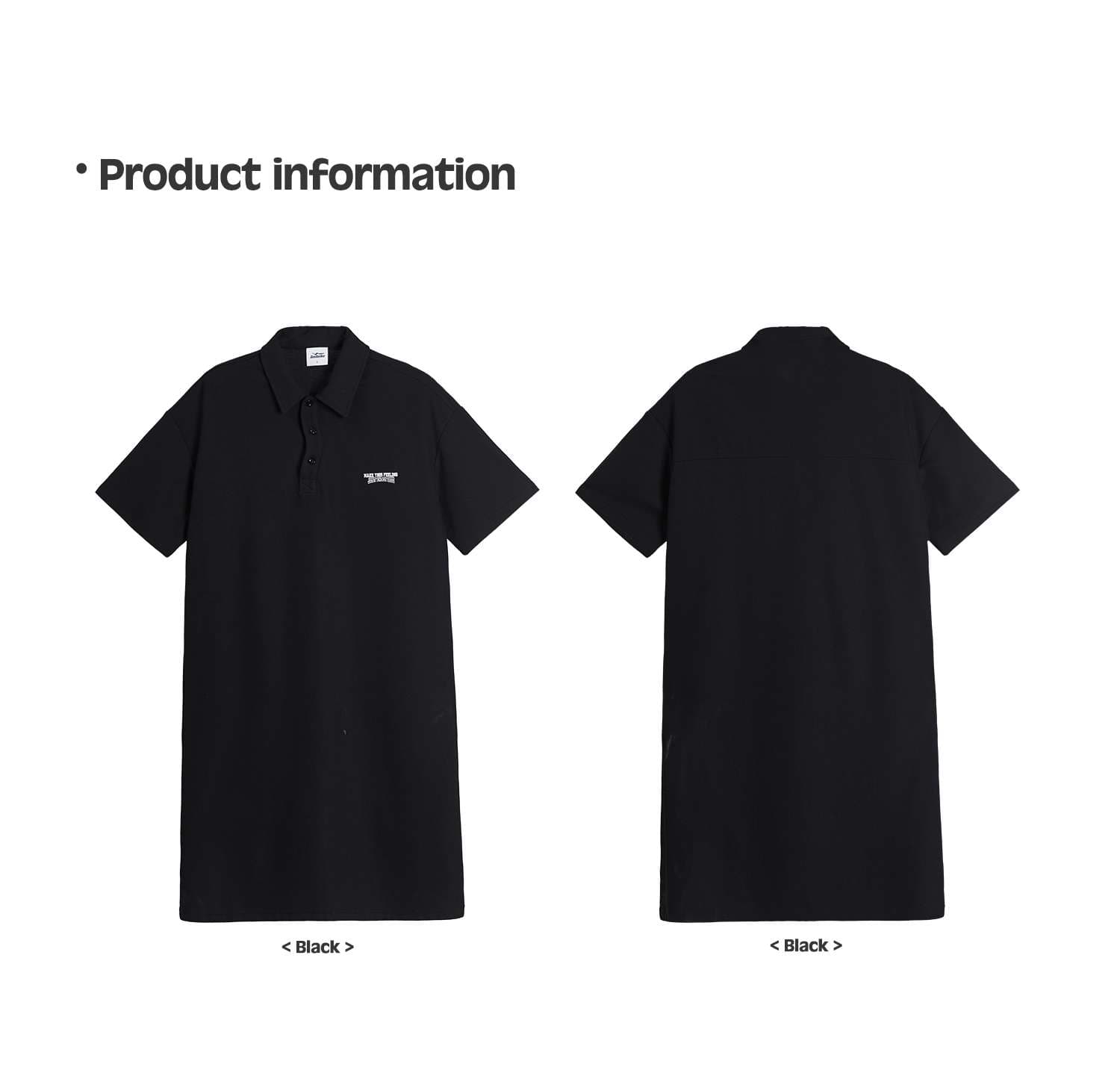 レディース スウェット オーバーサイズポロシャツワンピース