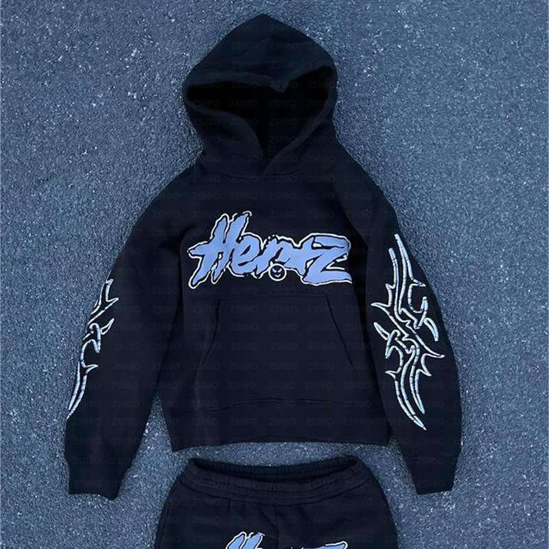 レディース スウェット ストリートスタイル "Heroz" フーディ＆パンツセット