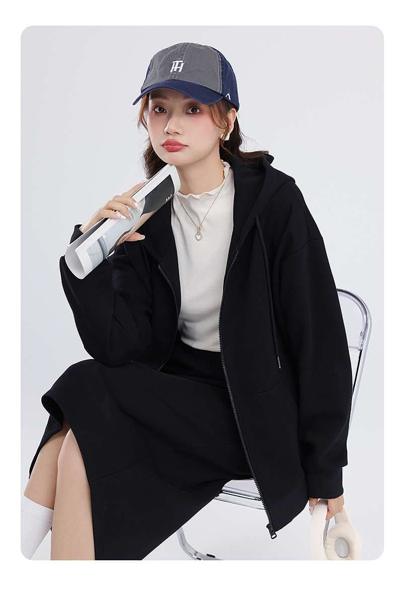 レディース スウェット 快適カジュアル フーディジャケット