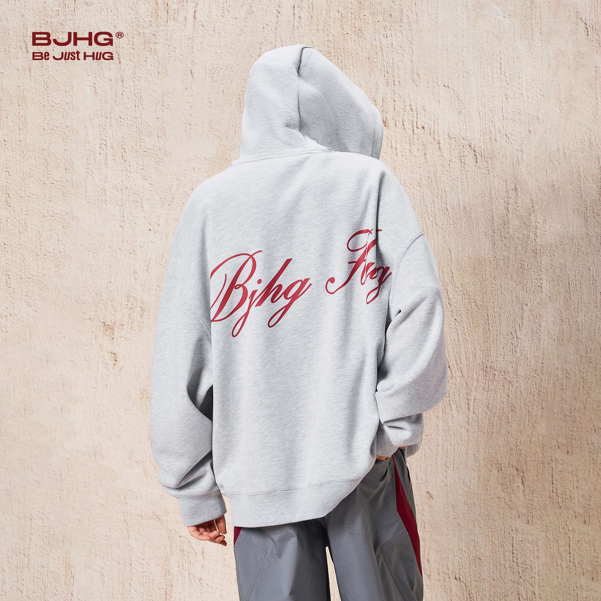 レディース スウェット BJHG オーバーサイズジップアップパーカー