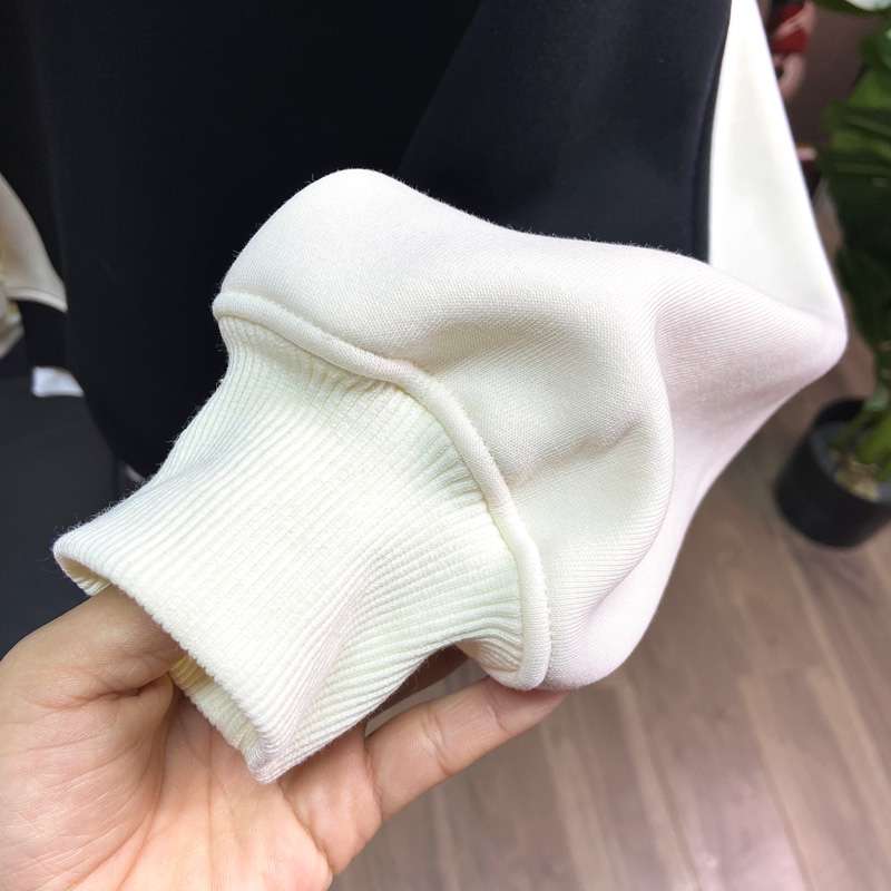 レディース クリーミーコットン 配色デザイン スウェットセット