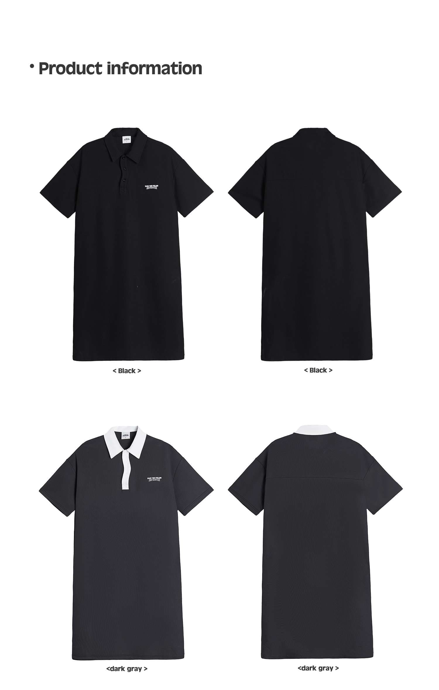 レディース スウェット オーバーサイズポロシャツワンピース