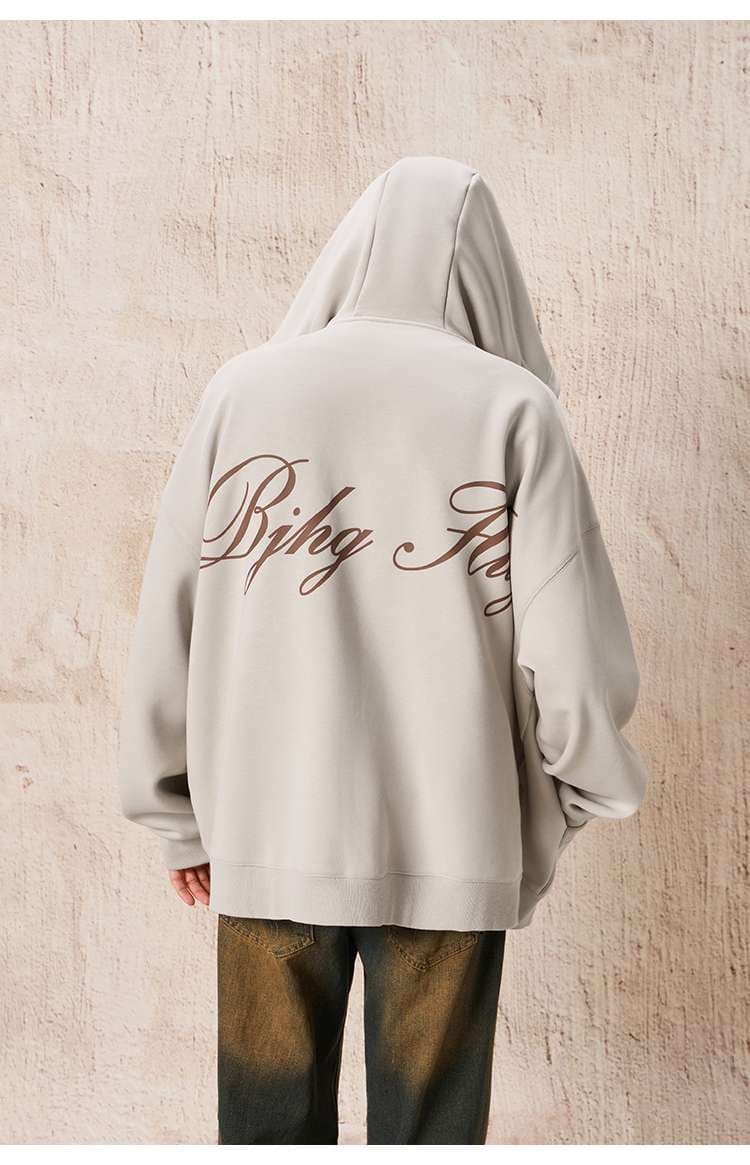 レディース スウェット BJHG オーバーサイズジップアップパーカー