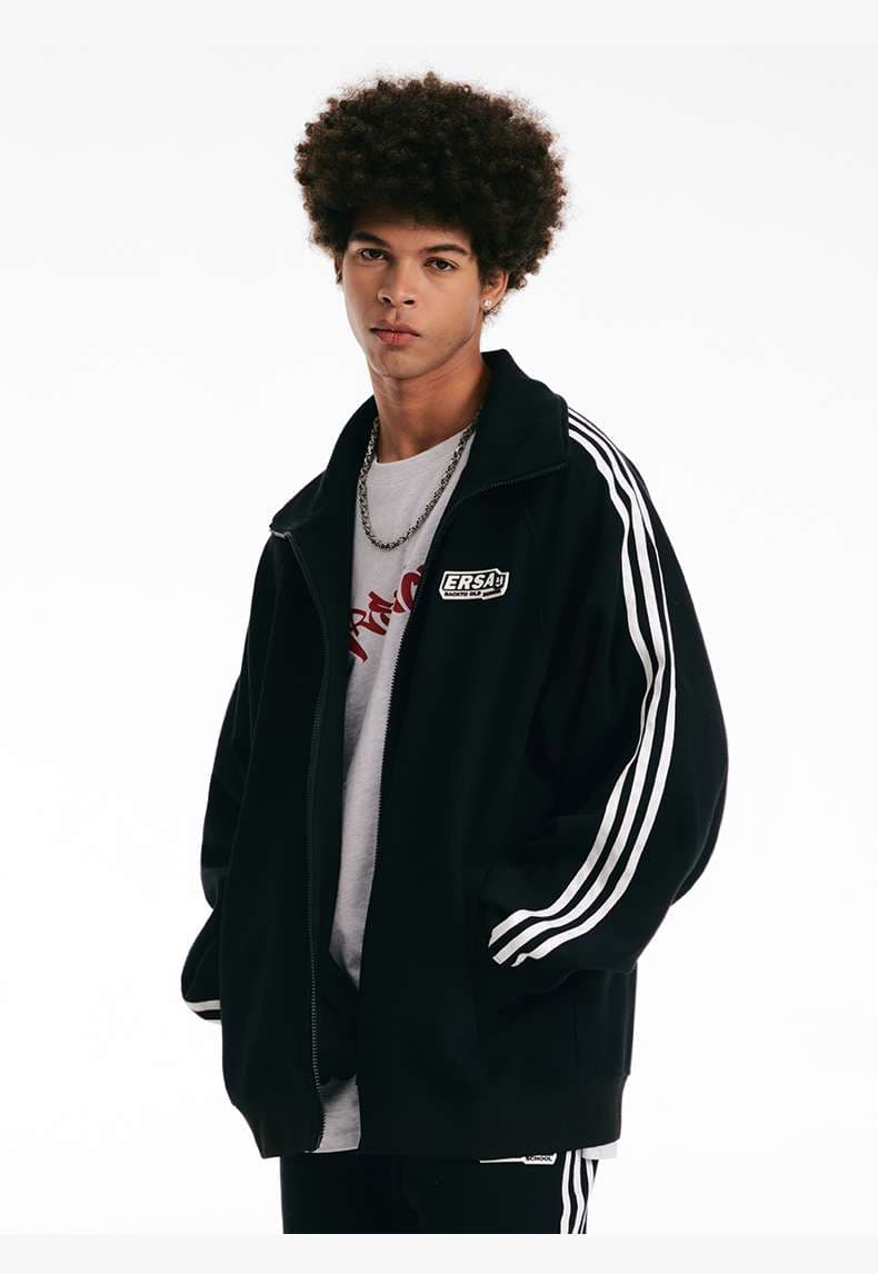 レディース スウェット スポーティーストリート風ジャケット