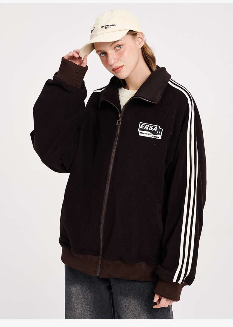 レディース スウェット スポーティーストリート風ジャケット