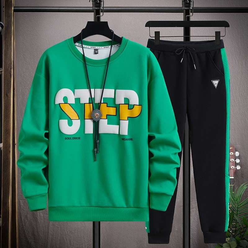 レディース STEPロゴ入りカラフルスウェットセットアップ