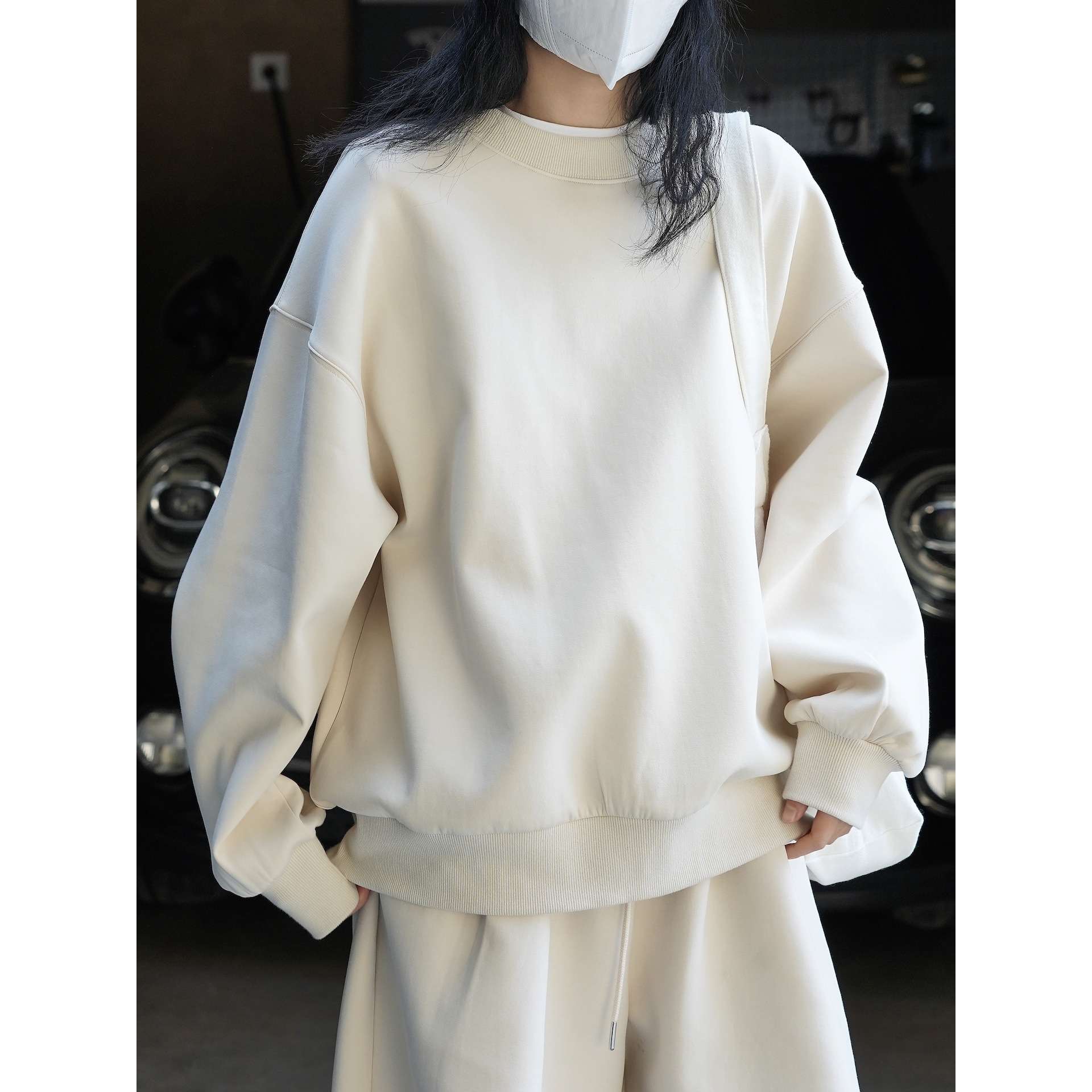 レディース オーバーサイズコンフォートスウェットトップス