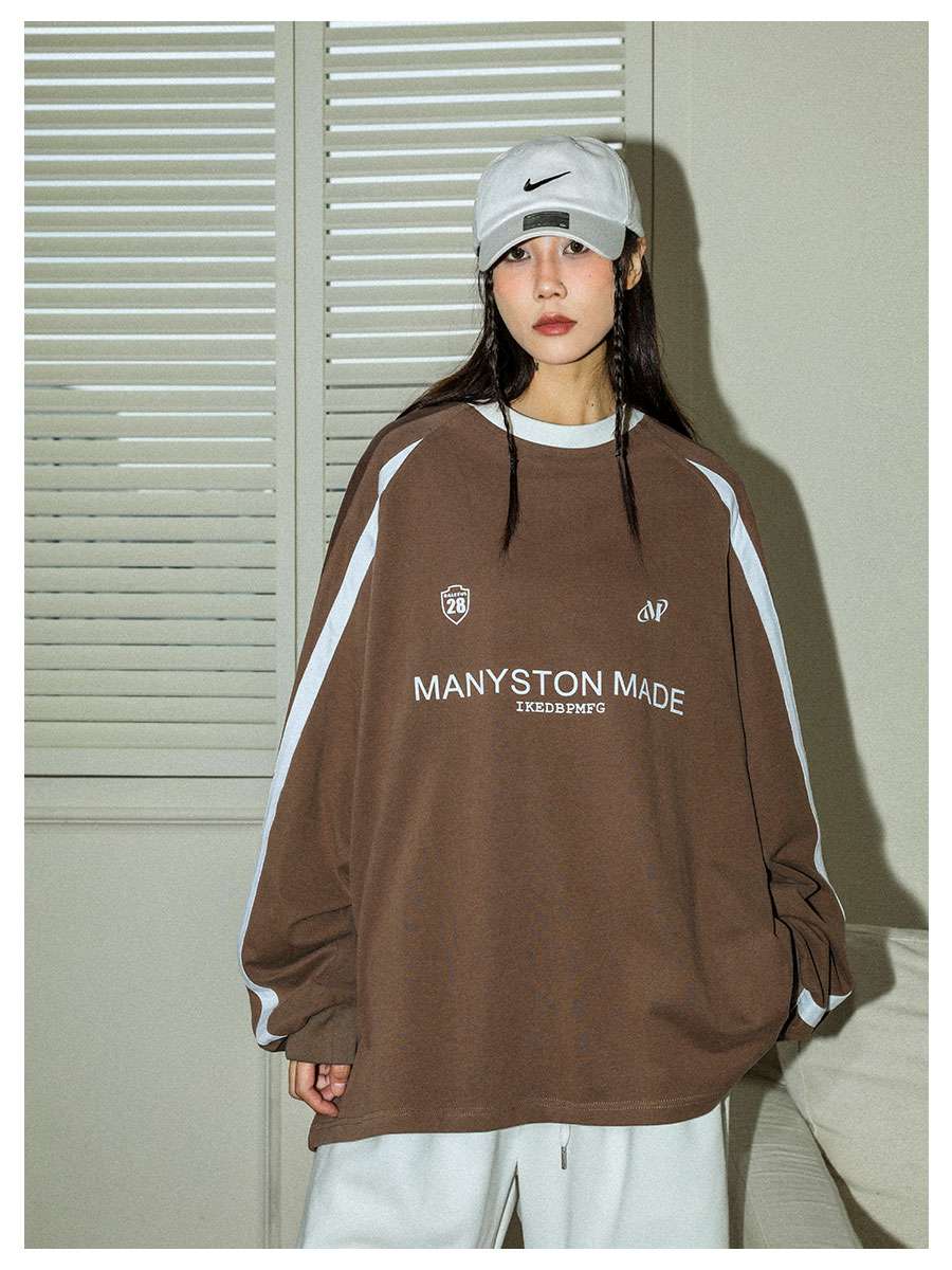 レディース マニストン メイド ロゴ入りスポーツスウェット