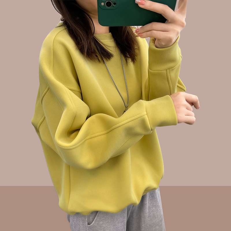 レディース スウェット オーバーサイズ裏起毛プルオーバー