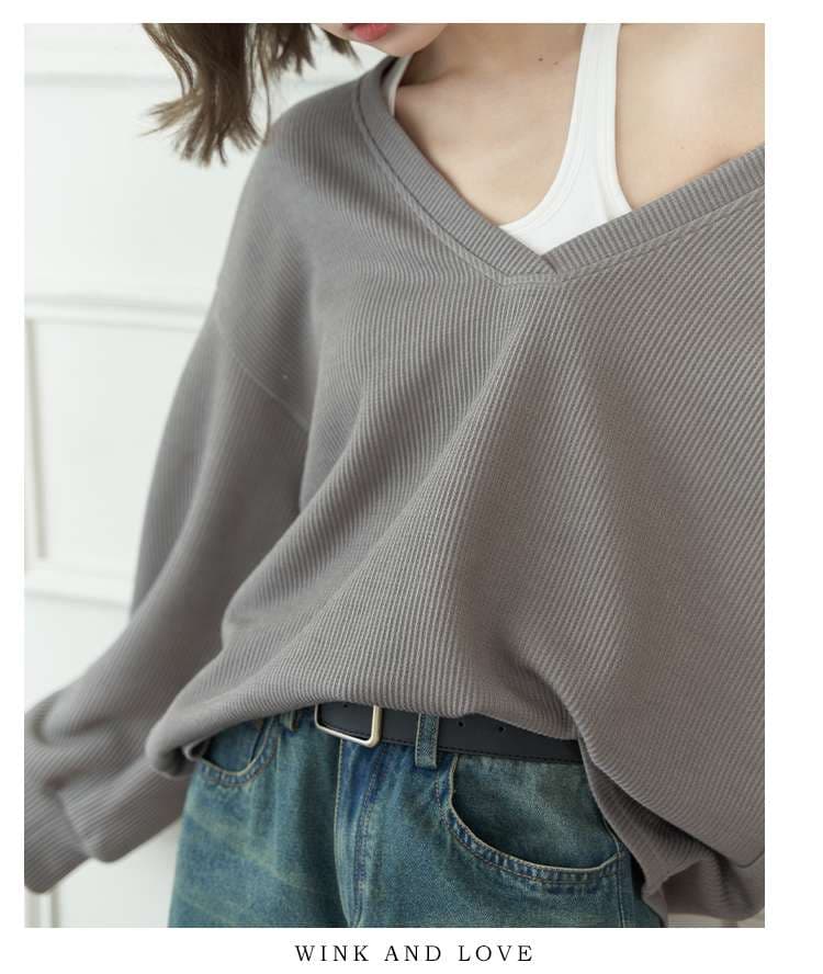 レディース スウェット ゆったりシルエットの上下セット