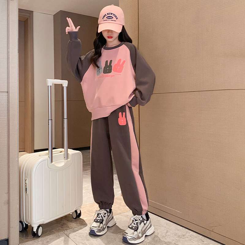レディース うさぎモチーフスウェットセットアップ