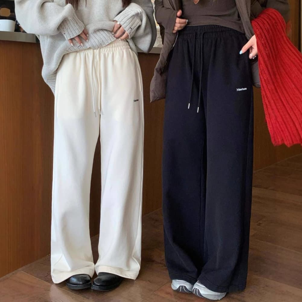 レディース ゆったりシルエット リラックス スウェットパンツ