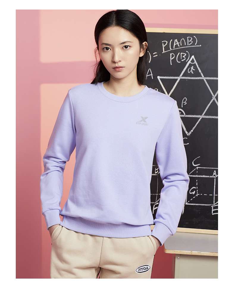 レディース X特歩 パステルカラースウェットセットアップ