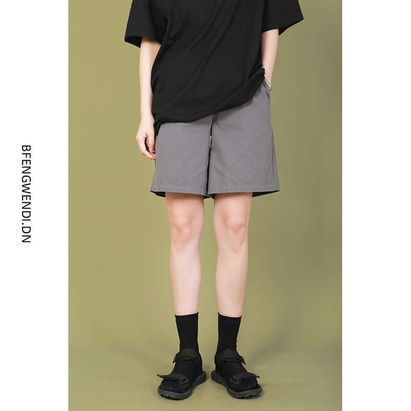 レディース スウェット リラックスフィット ワイドショートパンツ