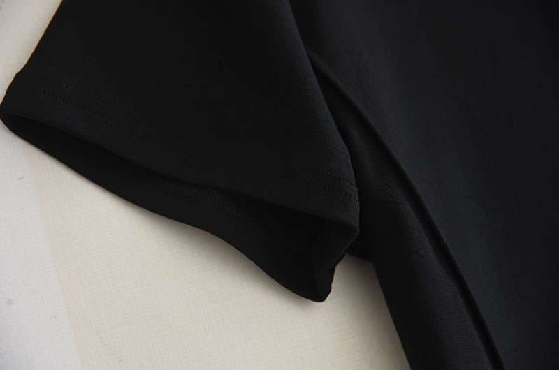 レディース スウェット シンプルエレガント 半袖ロングワンピース