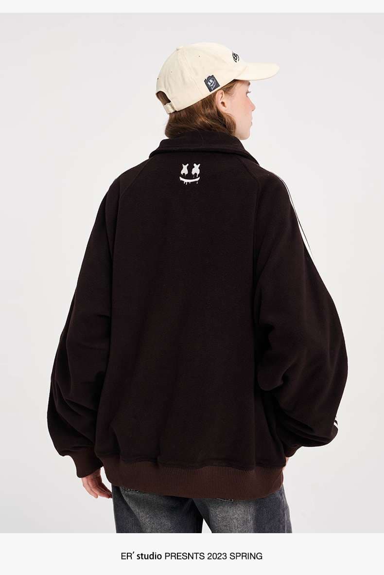 レディース スウェット スポーティーストリート風ジャケット