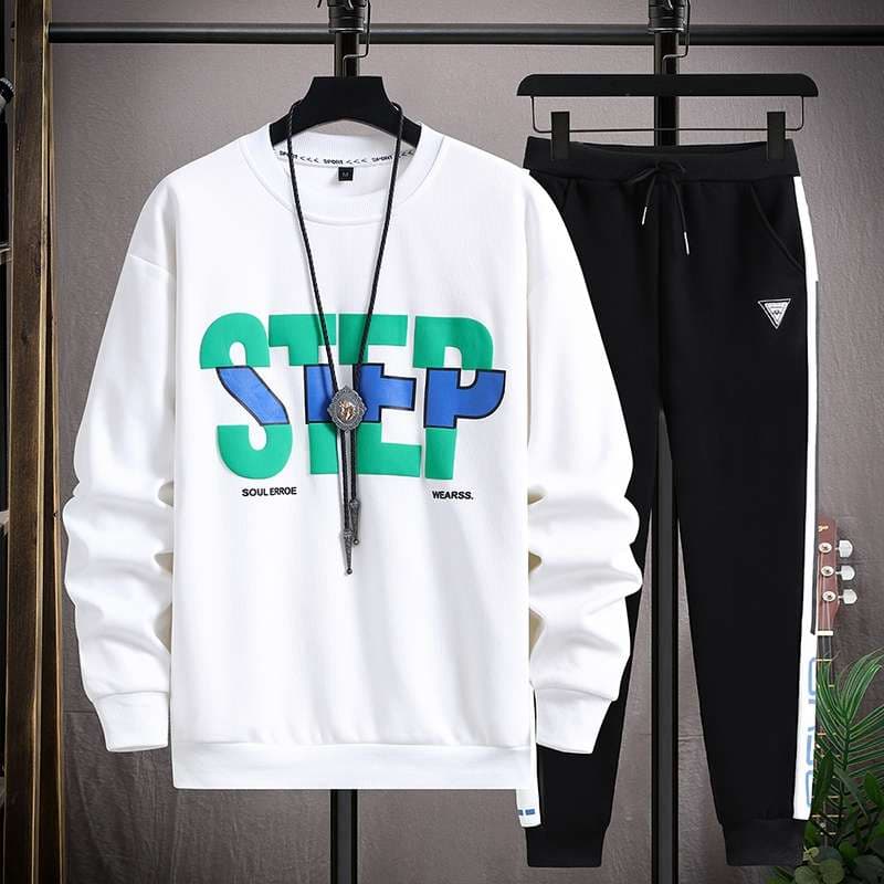 レディース STEPロゴ入りカラフルスウェットセットアップ