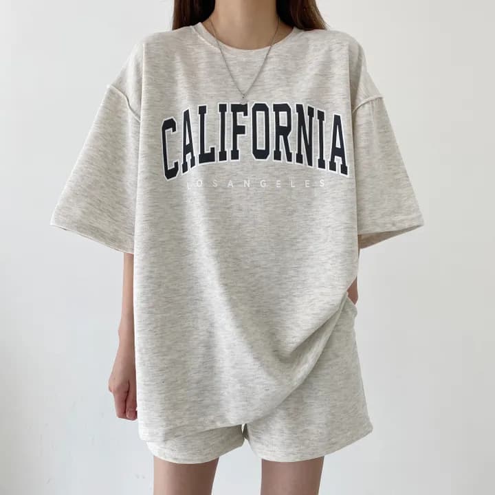 レディース カリフォルニアロゴスウェットセットアップ