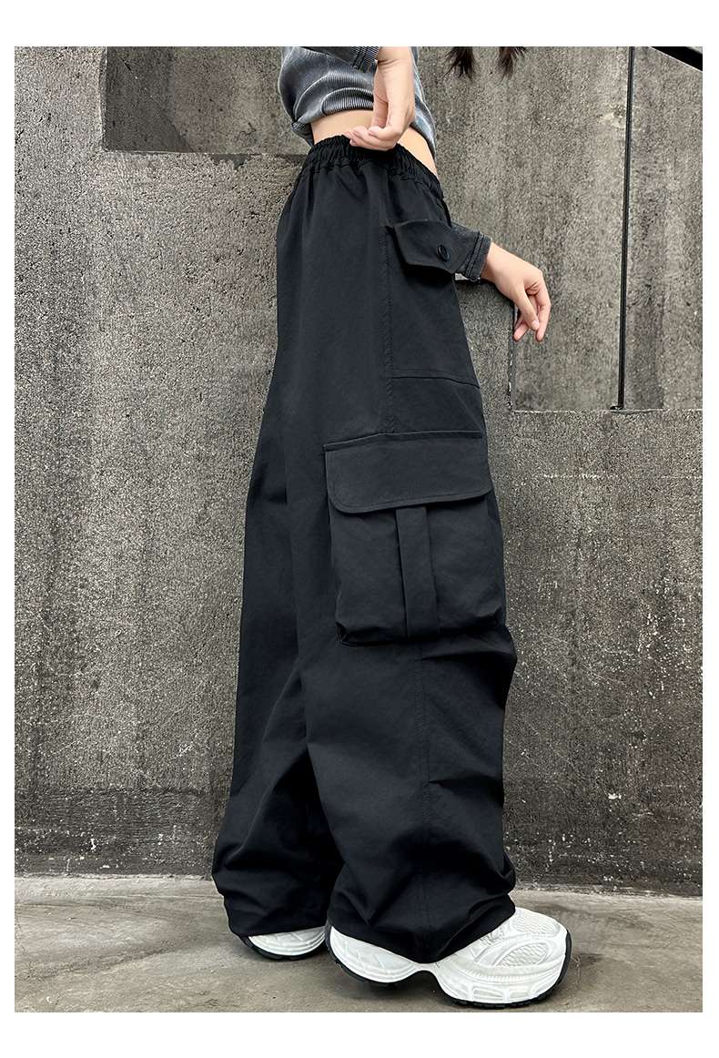 レディース オーバーサイズカーゴスウェットパンツ
