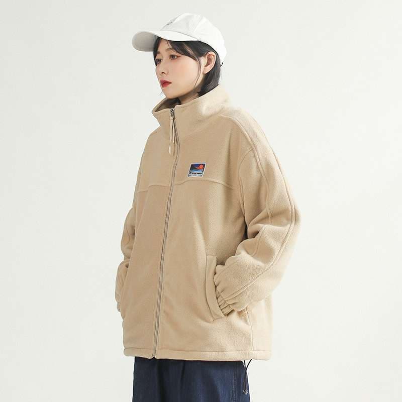 レディース スウェット もこもこあったかフリースジャケット