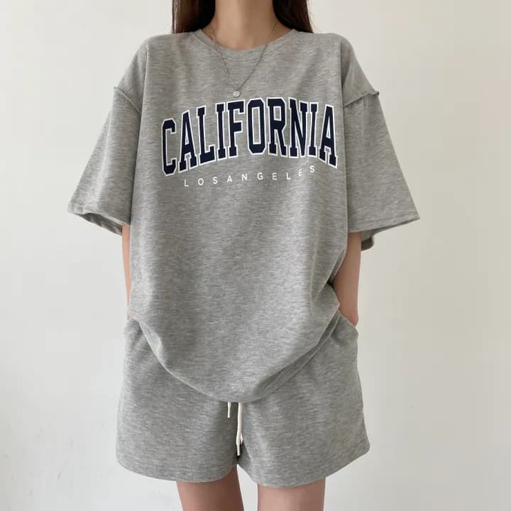 レディース カリフォルニアロゴスウェットセットアップ