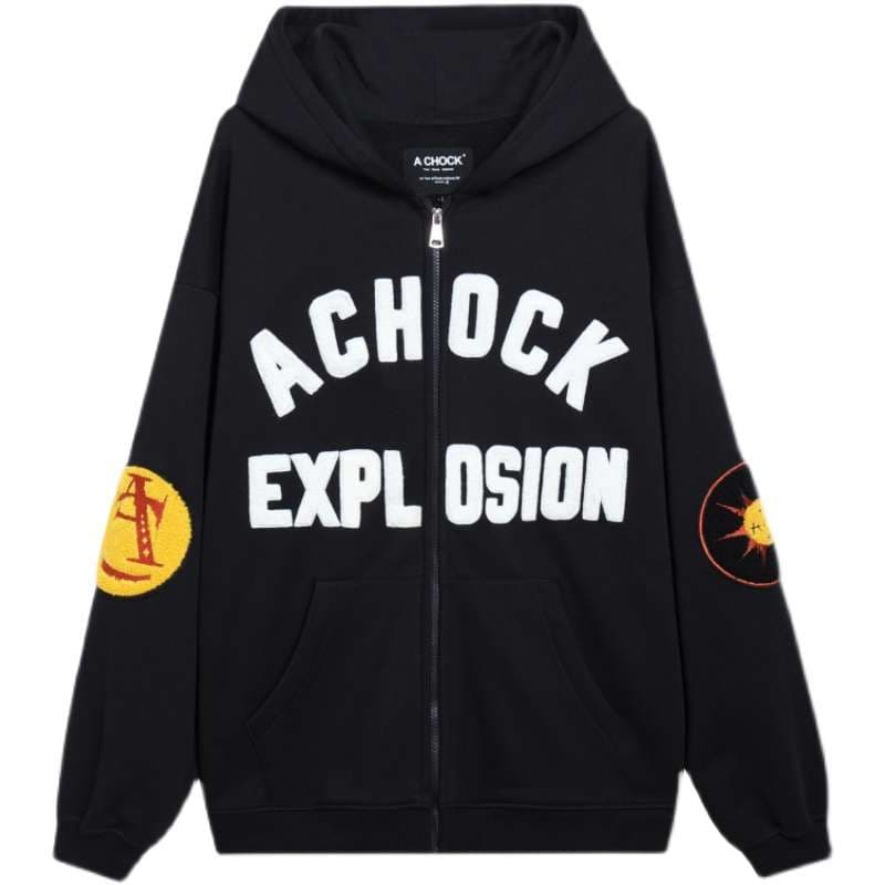 レディース スウェット アーチョック エクスプロージョン ジップアップパーカー