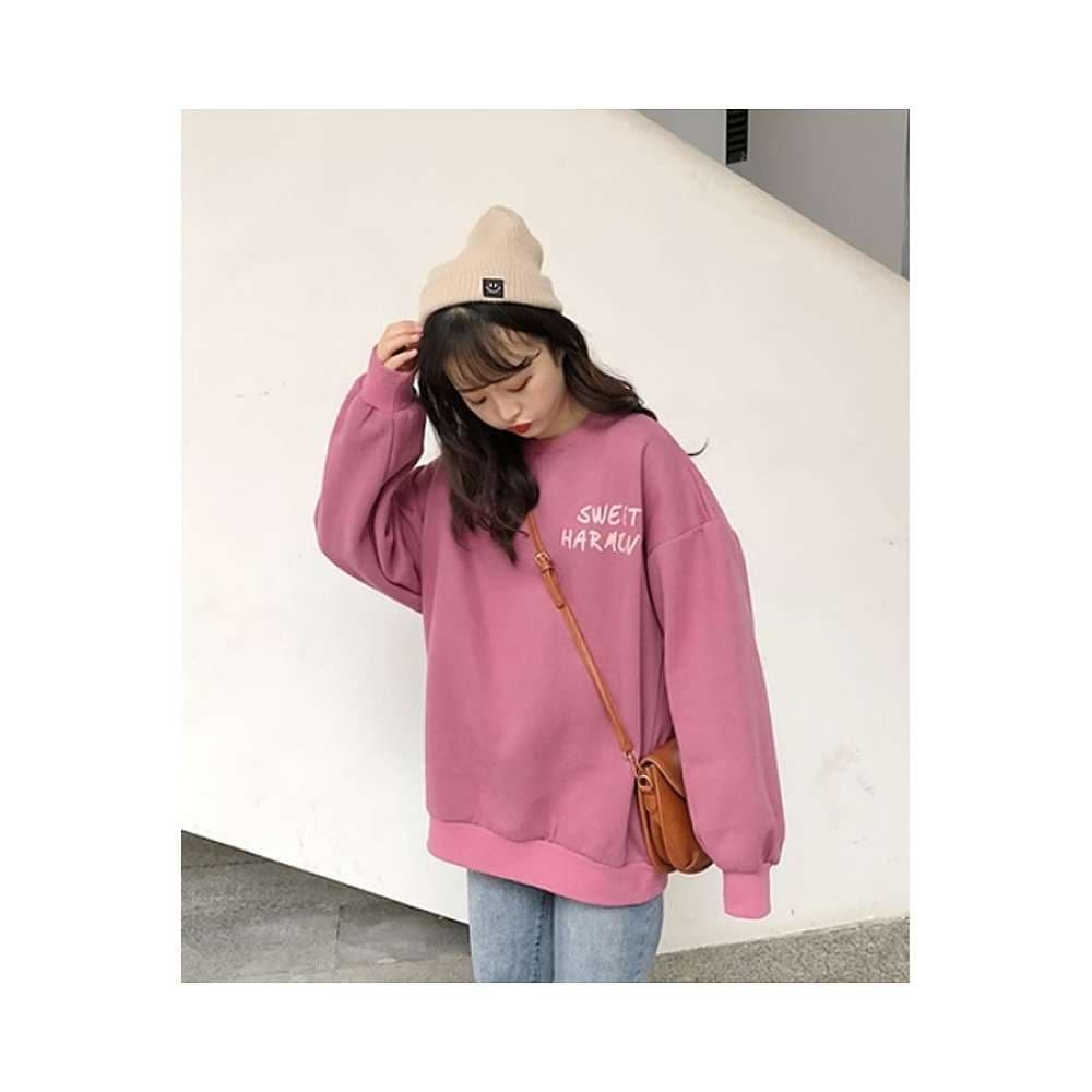 レディース カジュアルオーバーサイズスウェット