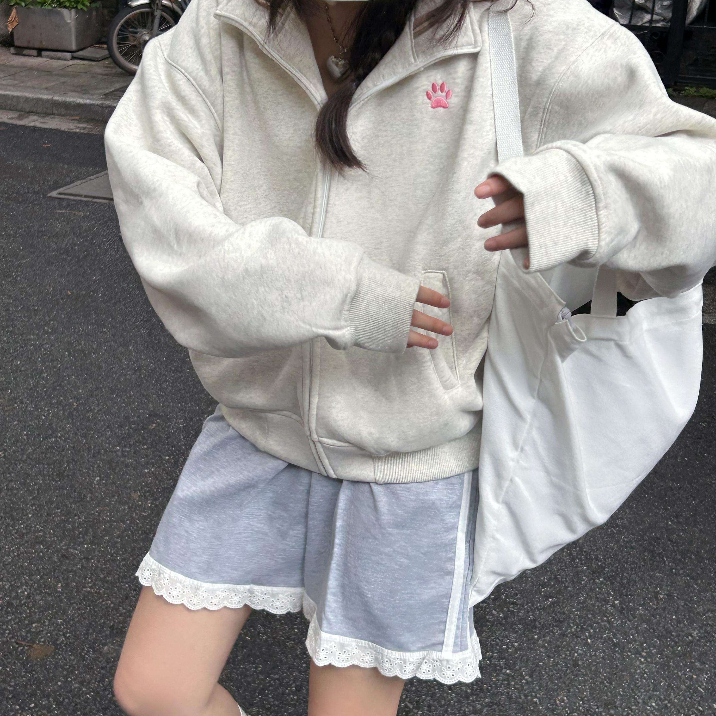 レディース スウェット ゆったりあったかパーカー