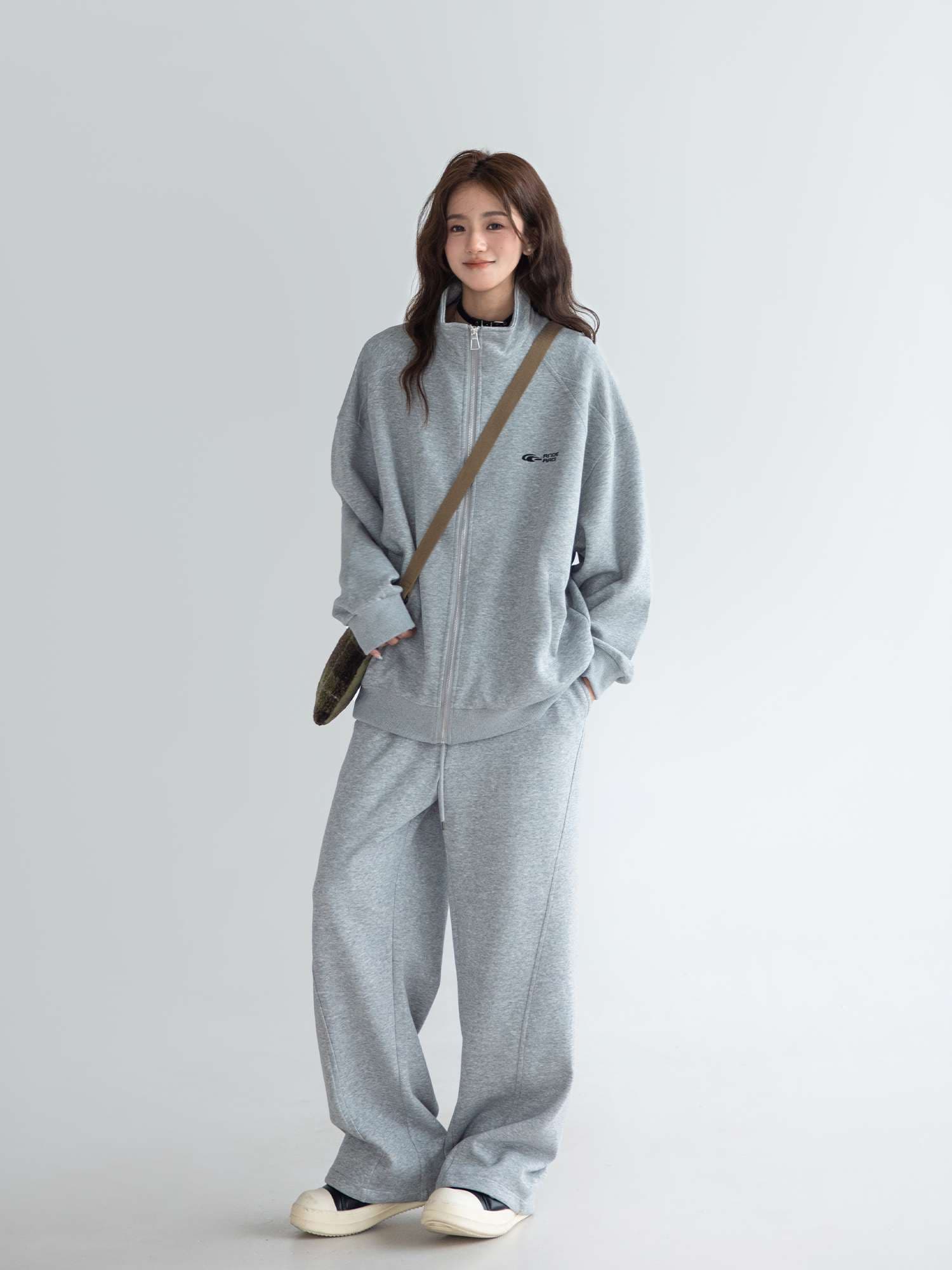 レディース リラックスワイドスウェットパンツ