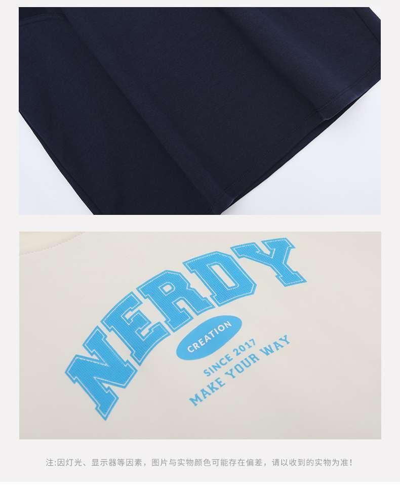 レディース スウェット NERDY スポーティーフーディワンピース