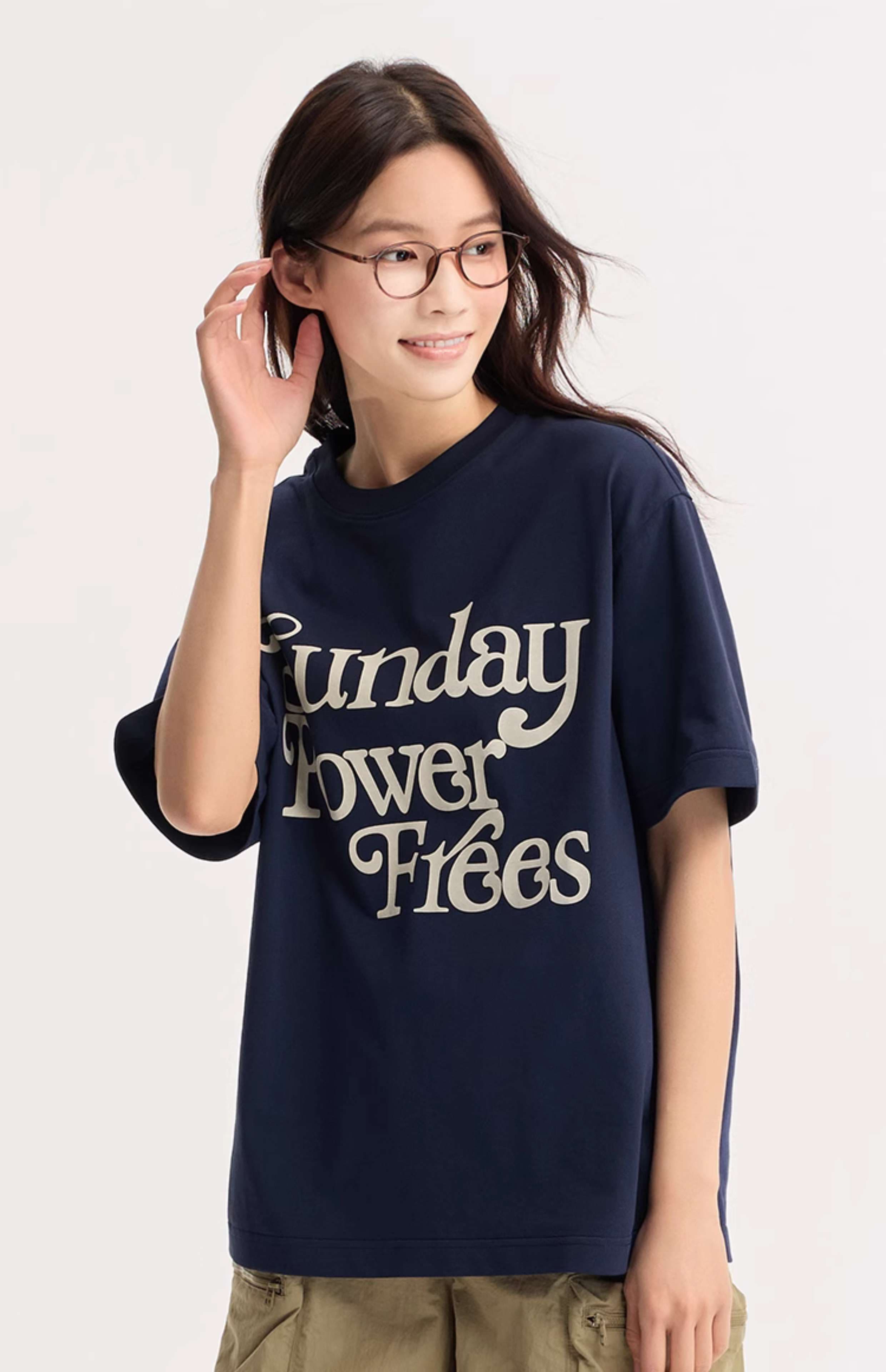 レディース スウェット サンデーパワーフリーズ ロゴTシャツ