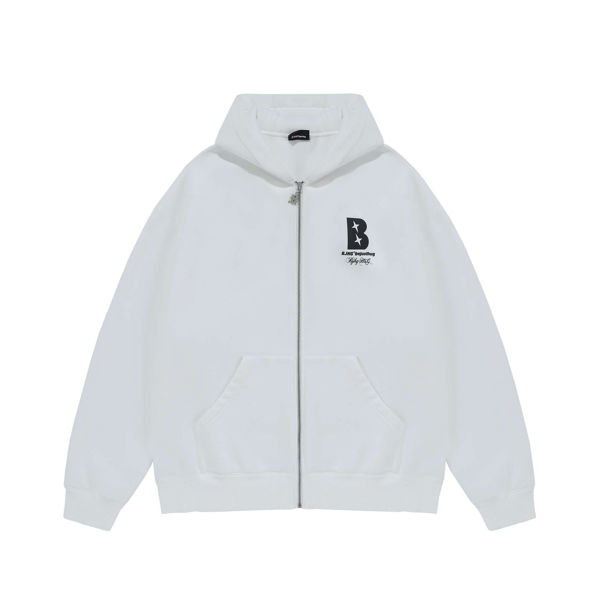 レディース スウェット BJHG オーバーサイズジップアップパーカー