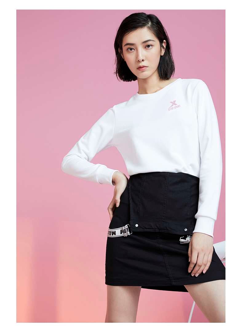 レディース X特歩 パステルカラースウェットセットアップ