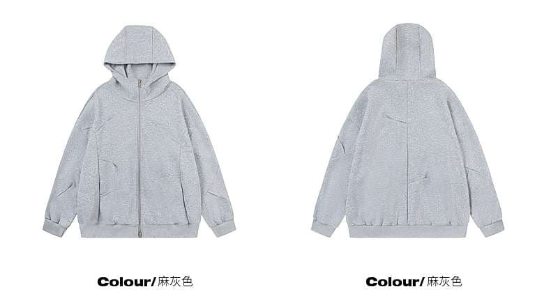 レディース スウェット オーバーサイズ ジップアップ パーカー