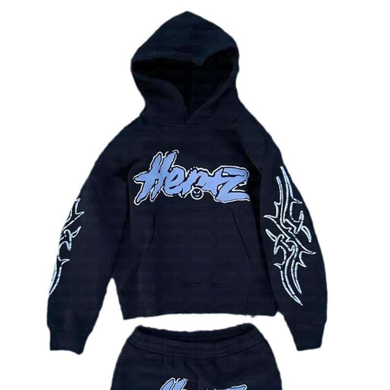 レディース スウェット ストリートスタイル "Heroz" フーディ＆パンツセット