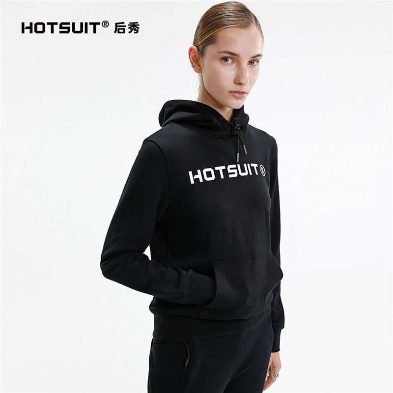 レディース スウェット HOTSUITロゴ入りスポーティーパーカー