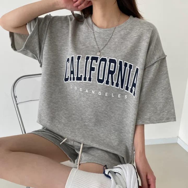 レディース カリフォルニアロゴスウェットセットアップ