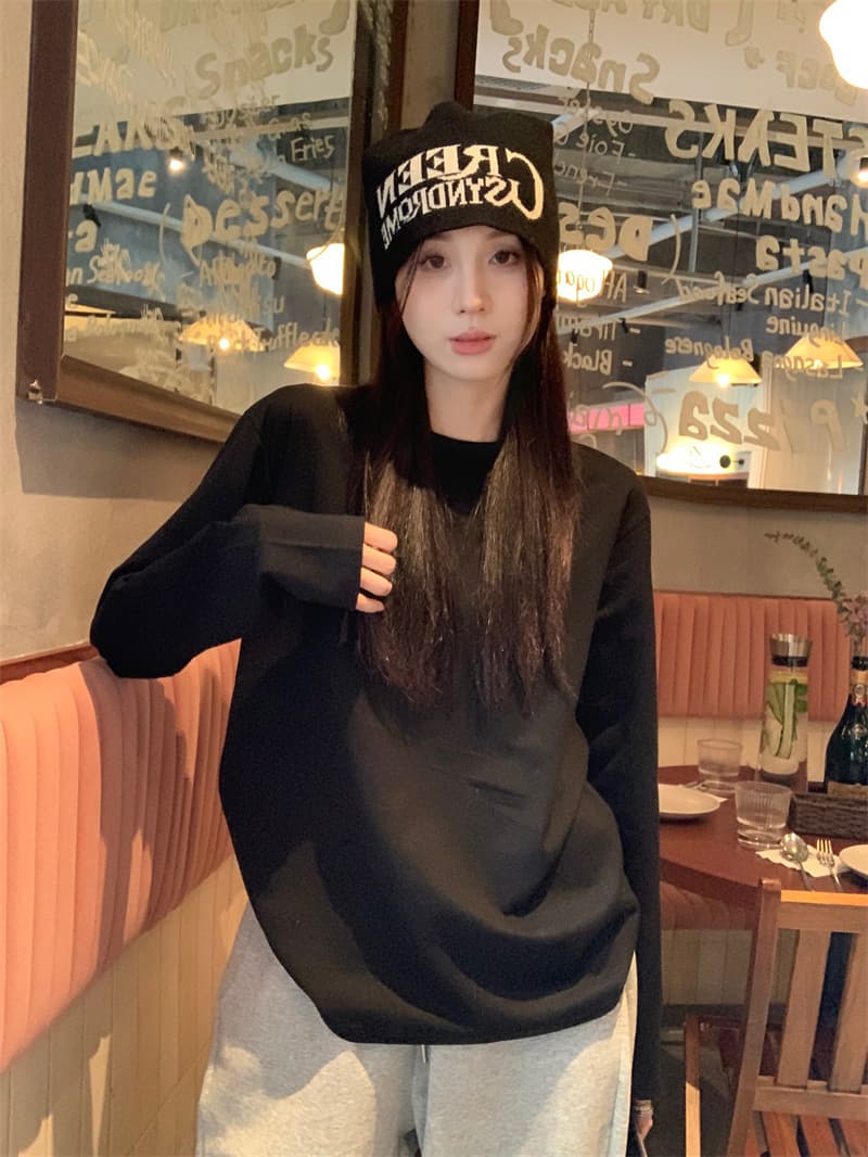ゆったりシンプルスウェット