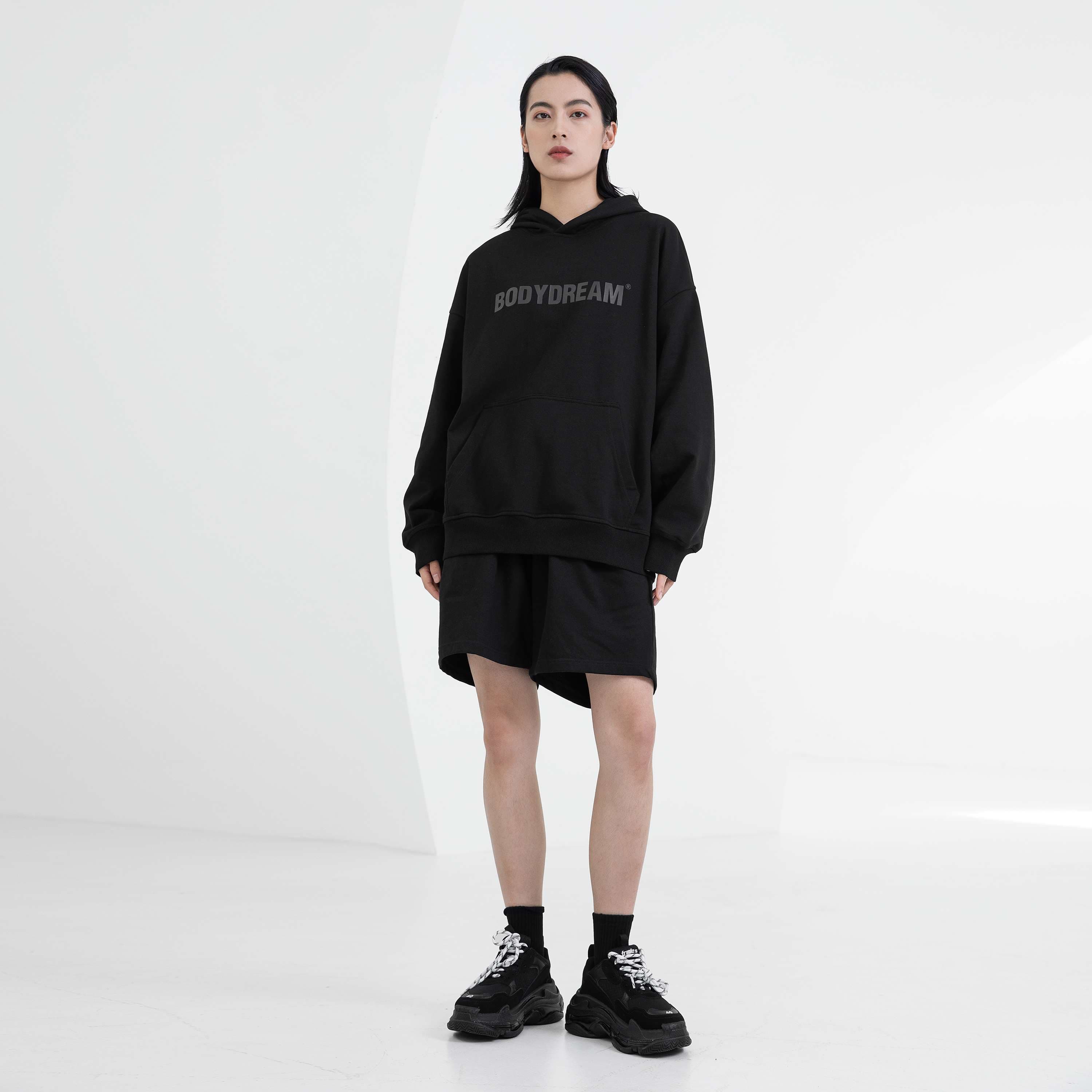 レディース スウェット BODYDREAMオーバーサイズフーディー